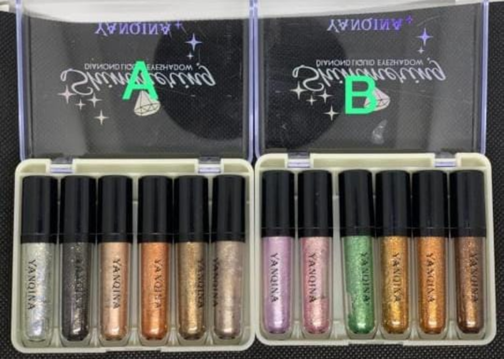 Liquid eye shadow both set