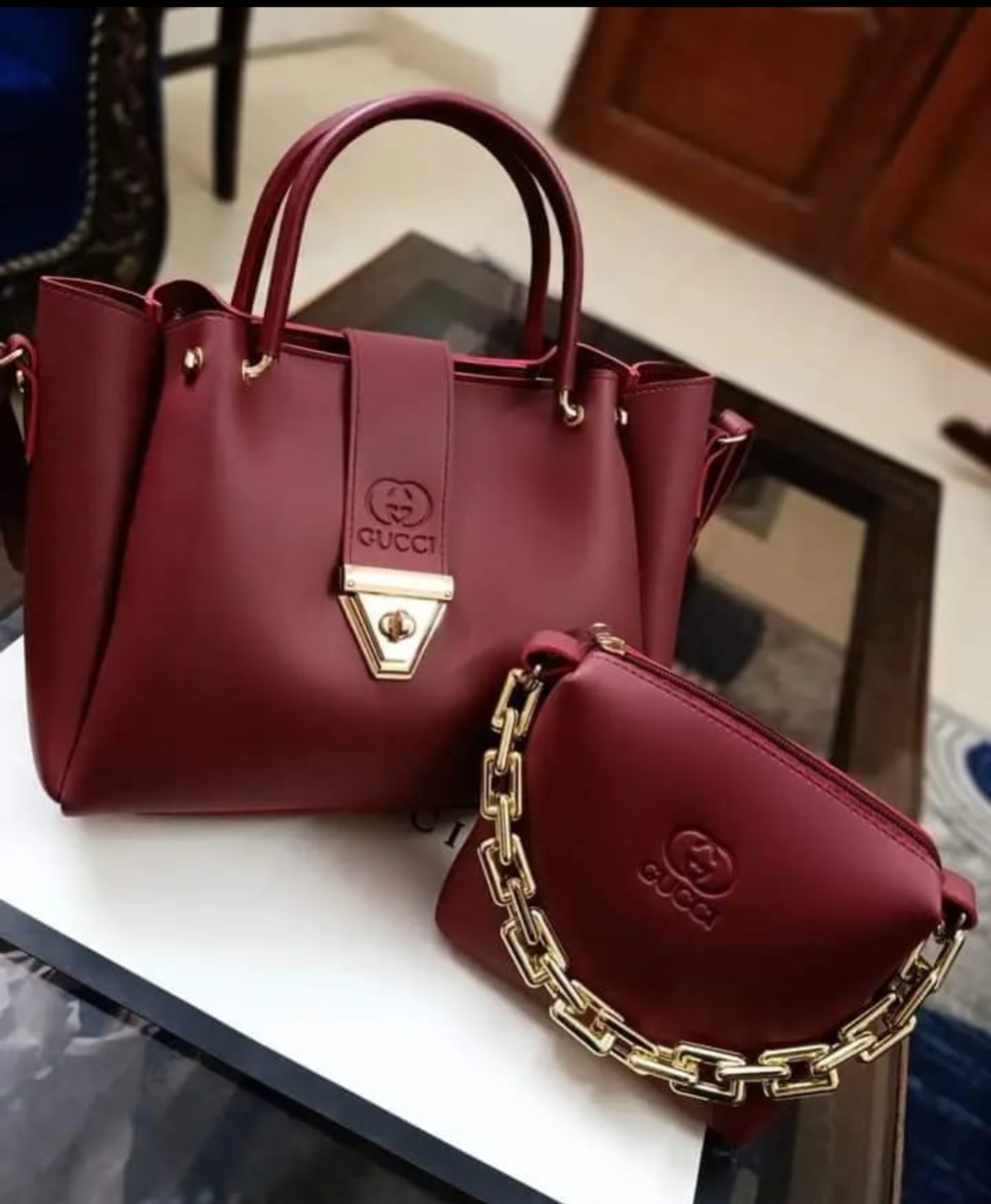 2 PC Gucci hand bag