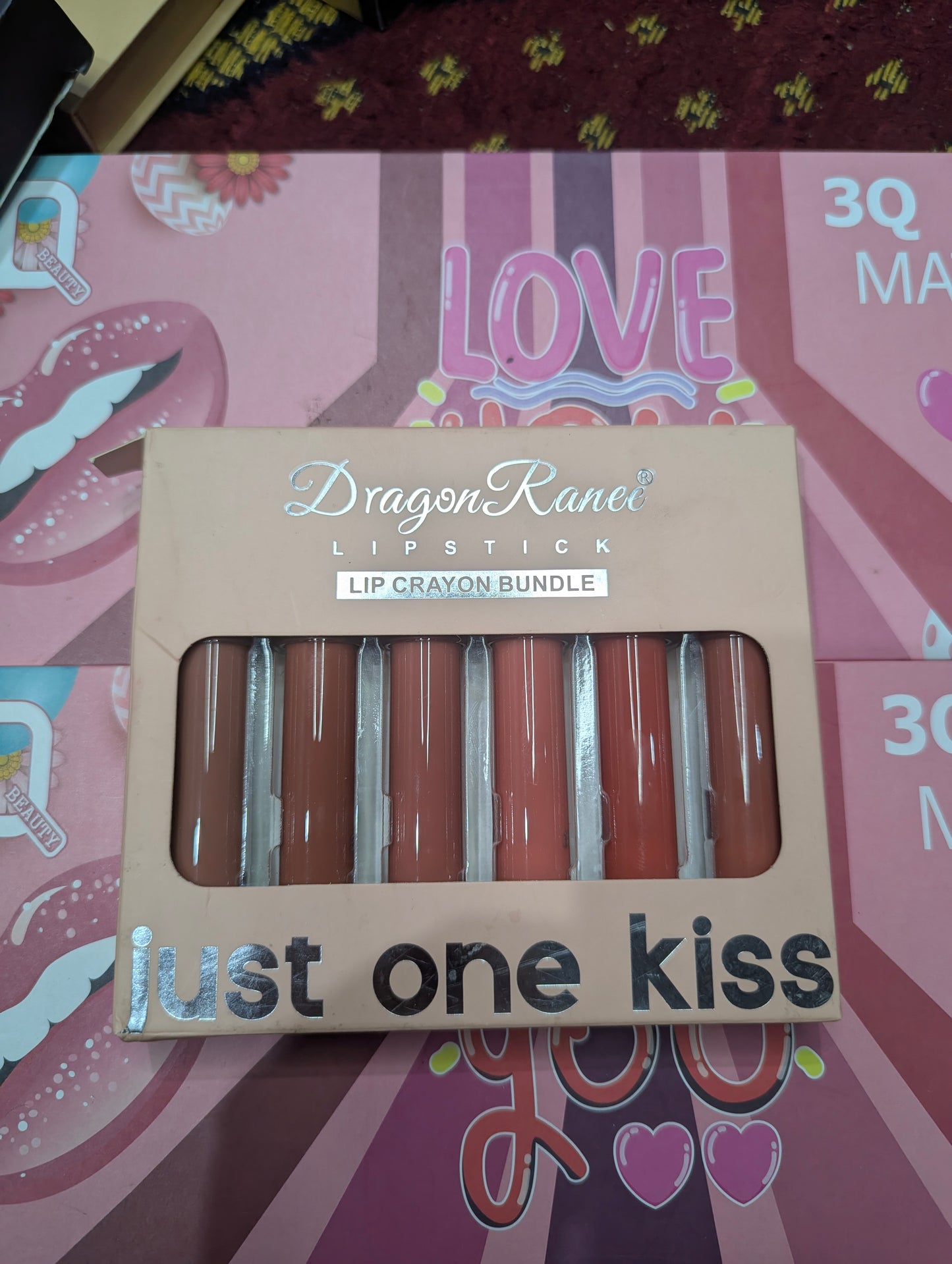 Pack of 6 Dragon Ranee lipstick lip crayon bundle