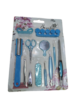 10 piece meni pedi tool kit