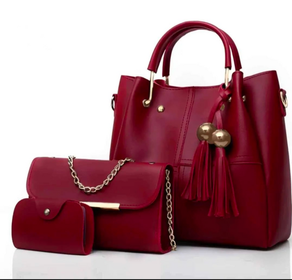 3 piece hand bag