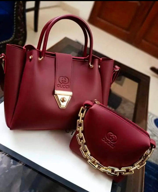 2 PC Gucci hand bag