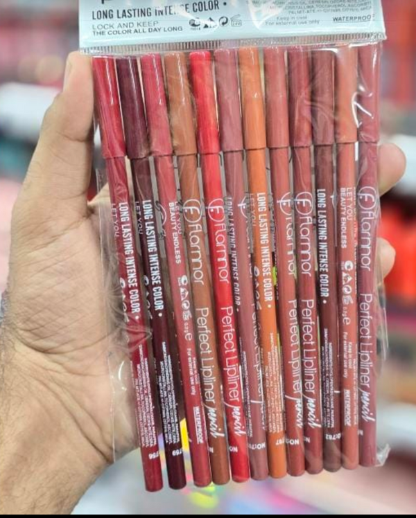 Flor mor lip pencil pack of 12