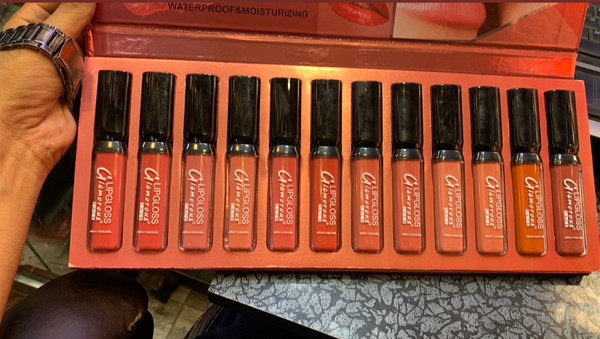 Glamorous Face 12 in 1 Lip Gloss Set